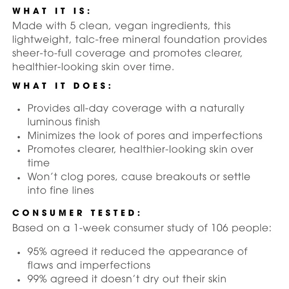 Bareminerals Original Loose Talc-Free Mineral Powder Foundation SPF 15
